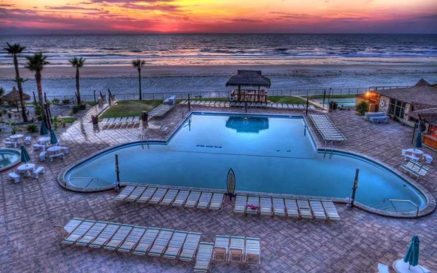Daytona Beach Hawaiian Inn Daytona Beach Shores Bagian luar foto